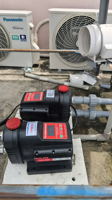 LẮP ĐẶT MÁY BƠM TĂNG ÁP BIẾN TẦN SHENNENG 450W – NƯỚC MẠNH, ÊM RU, TIẾT KIỆM ĐIỆN