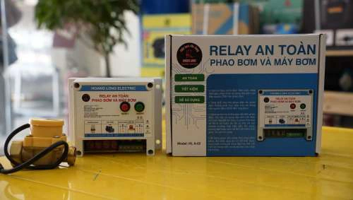 Rơ-le An Toàn 12V  Cho Phao Điện Kết Hợp Rơ-le Dòng Chảy